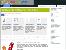 Tablet Screenshot of omalovanka.com